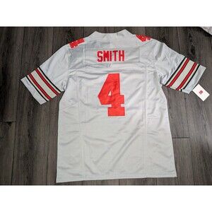 🚨 Jeremiah Smith #4 Ohio State Buckeyes Gray Heritage Stitched Jersey Men Small